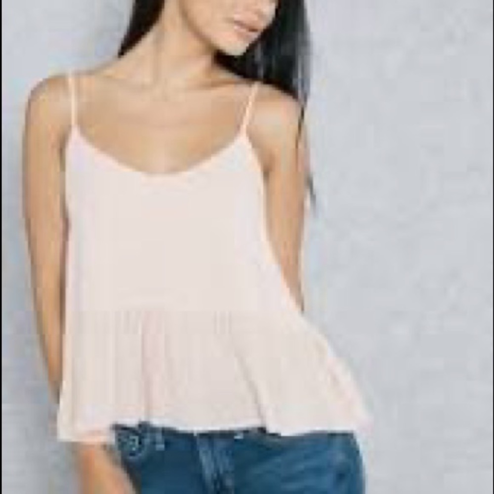 Topshop Peplum Camisole Tank Top